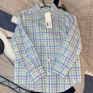 Janie and jack plaid madras shirt